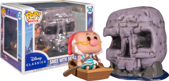 Funko Pop! Town - Peter Pan (1953) - Smee with Skull Rock #32 (2022 Fall Convention Exclusive)