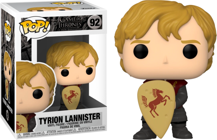 Funko Pop! Game of Thrones - Tyrion Lannister with Shield 10th Anniversary #92 - Real Pop Mania