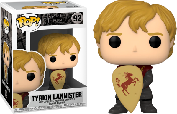 Funko Pop Game of Thrones Tyrion Lannister with Shield 10th Anniver
