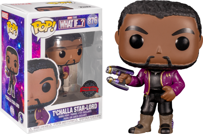 Funko Pop! Marvel: What If… - T'Challa Star-Lord Unmasked #876