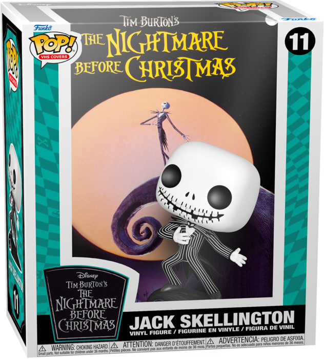 Funko Pop! VHS Covers - The Nightmare Before Christmas - Jack Skellington on Spiral Hill #11 - Real Pop Mania