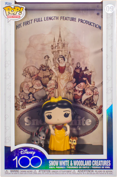 Funko Snow White and high quality Woodland Creatures, Disney 100th, Movie Poster Pop!