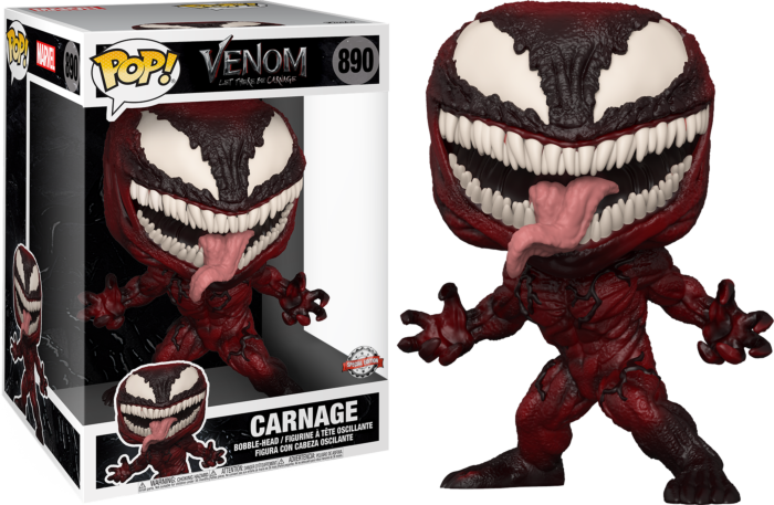 Funko Pop! Venom 2: Let There Be Carnage - Carnage 10" #890 - Real Pop Mania