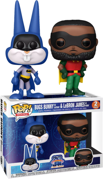 Funko Pop Space Jam 2 A New Legacy Bugs Bunny as Batman LeBron J