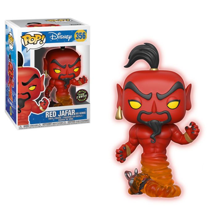 Funko Pop! Aladdin - Red Jafar (as Genie) #356 - Chase Chance - Real Pop Mania