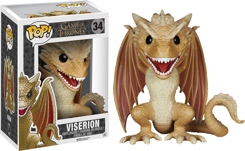 Funko Pop! Game of Thrones - Viserion 6" Super Sized #34 - The Amazing Collectables