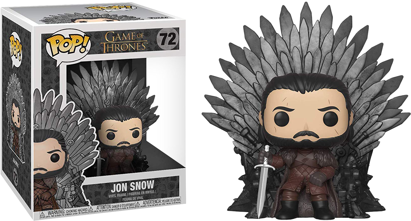 Funko Pop! Game of Thrones - Jon Snow on Iron Throne Deluxe #72