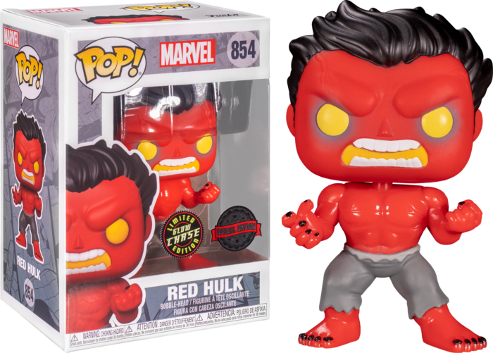Funko Pop! Hulk - Red Hulk #854 - Chase Chance - Real Pop Mania