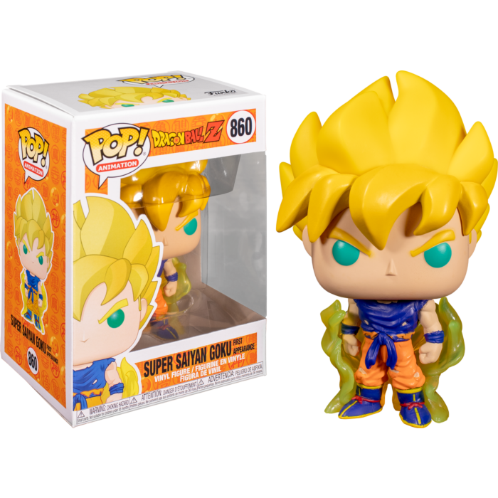 Funko Pop! Dragon Ball Z - Super Saiyan Goku First Appearance #860 - The Amazing Collectables