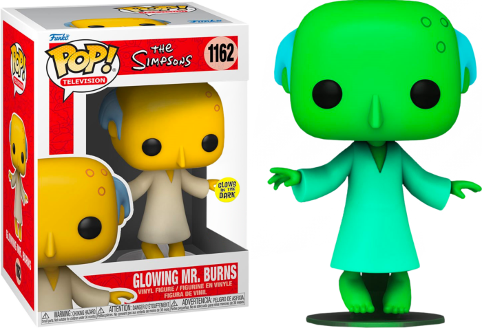 Funko Pop! The Simpsons - Glowing Mr. Burns Glow in the Dark #1162 - Chase Chance