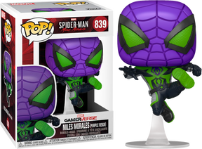 Funko Pop! Marvel's Spider-Man: Miles Morales - Miles Morales in Purple Reign Suit #839