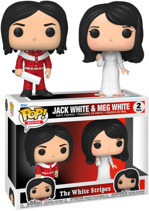 Funko Pop! The White Stripes - Jack White & Meg White - 2-Pack - Real Pop Mania
