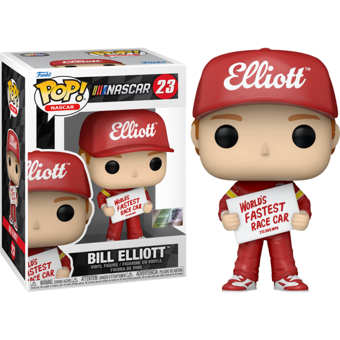 Funko Pop! NASCAR - Bill Elliott with Fastest Sign #23