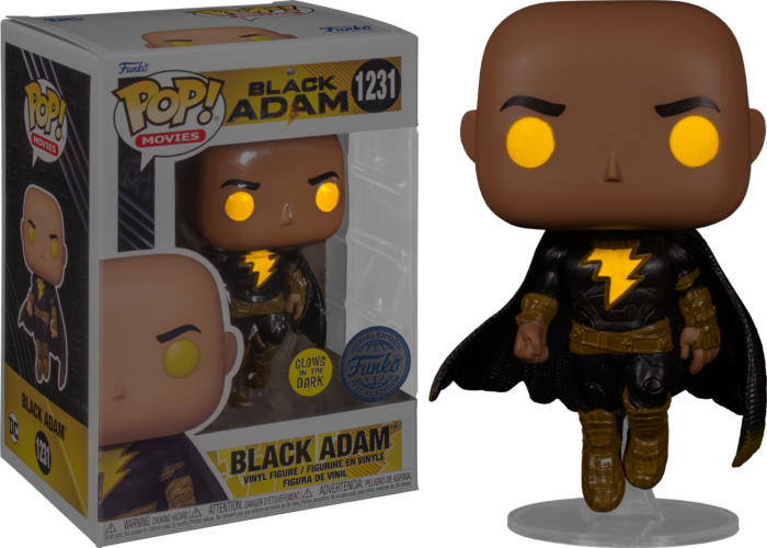 Funko Pop! Black Adam (2022) - Black Adam Glow in the Dark #1231 - Real Pop Mania