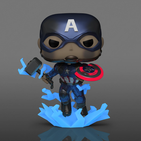 Captain america hotsell funko with mjolnir