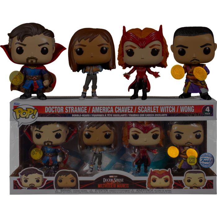 Funko Pop! Doctor Strange in the Multiverse of Madness - 4-Pack