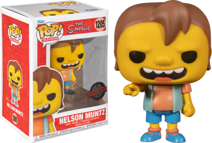 Funko Pop! The Simpsons - Nelson Muntz #1205 - Real Pop Mania