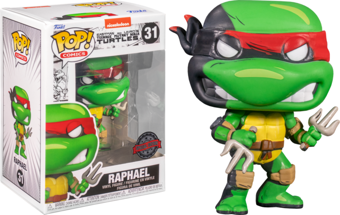 Funko Pop! Teenage Mutant Ninja Turtles (1984) - Raphael Comic #31 - Chase Chance