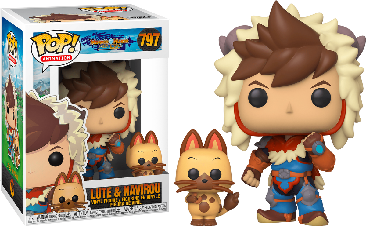 Funko Pop! Monster Hunter Stories - Lute with Navirou #797 - The Amazing Collectables