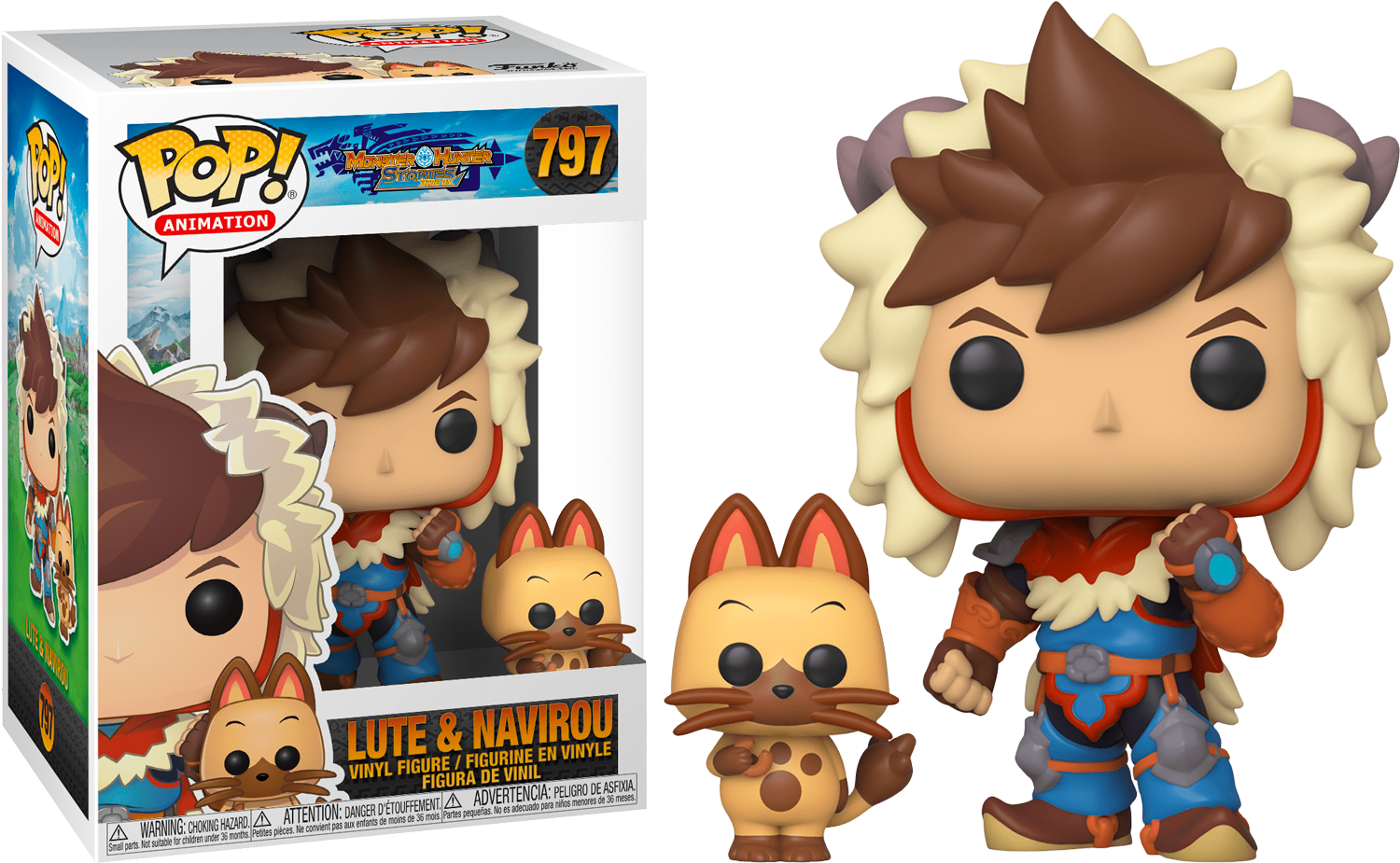 Funko Pop! Monster Hunter Stories - Lute with Navirou #797