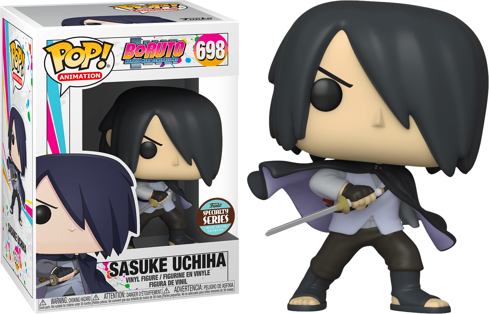 Funko Pop! Boruto: Naruto Next Generations - Sasuke Uchiha with Missing Arm #698