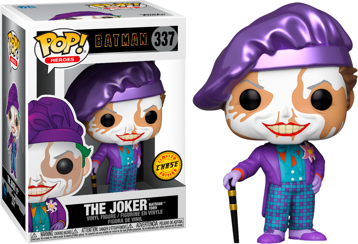 Funko Pop! Batman (1989) - The Joker #337 - Chase Chance - The Amazing Collectables