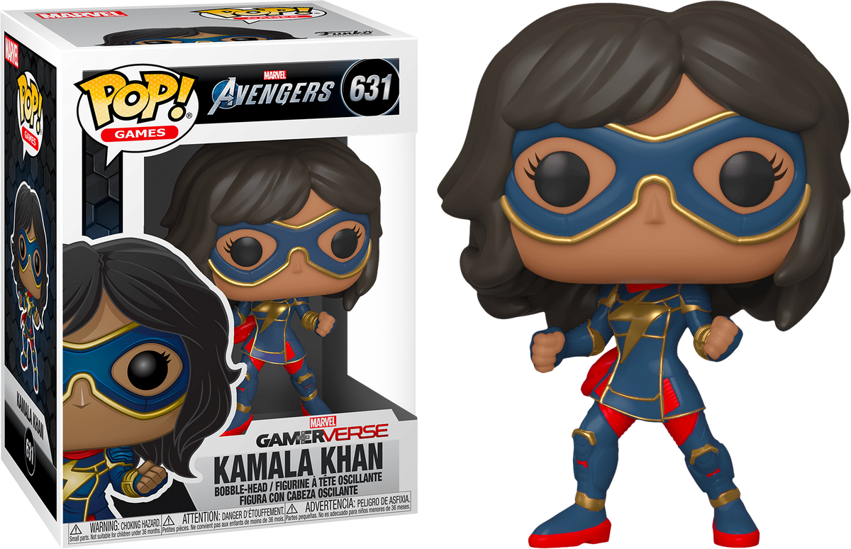 Funko Pop! Marvel’s Avengers (2020) - Kamala Khan (Ms. Marvel) #631 - The Amazing Collectables