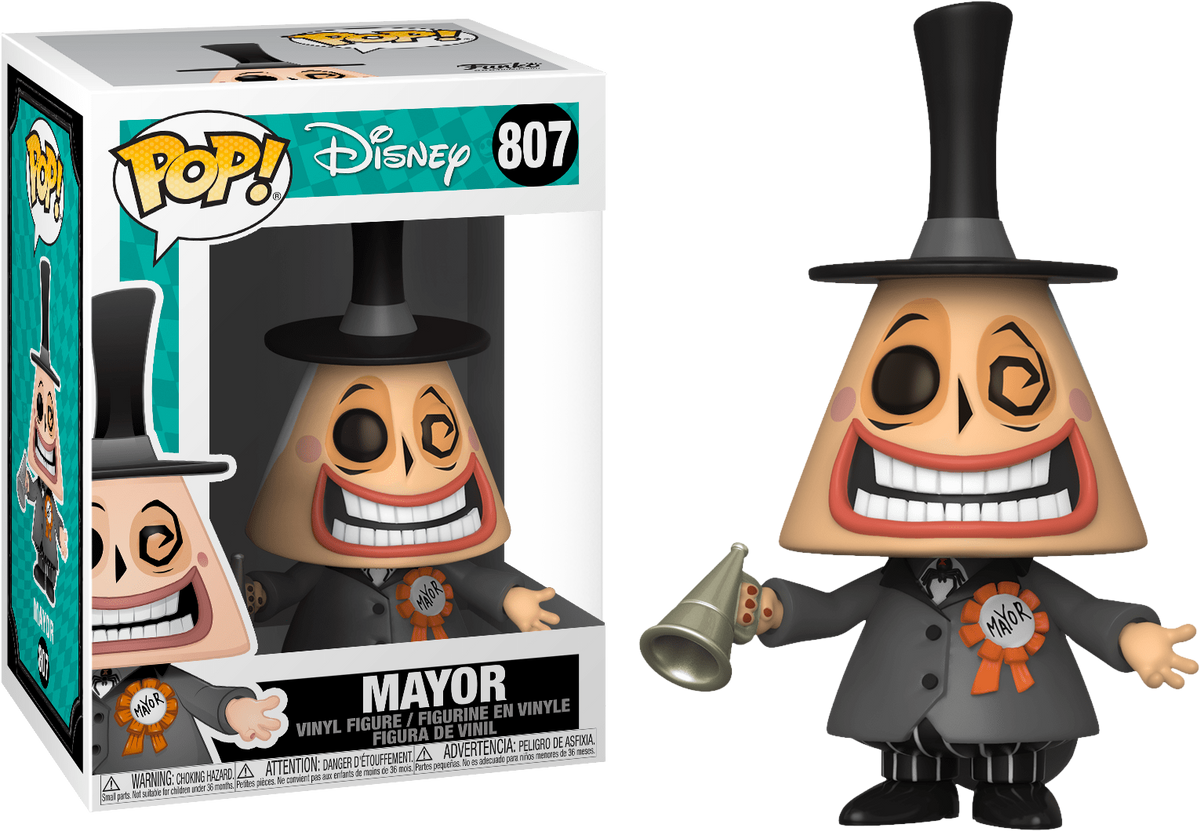 Funko Pop! The Nightmare Before Christmas -  Mayor with Megaphone #807 - Chase Chance - The Amazing Collectables
