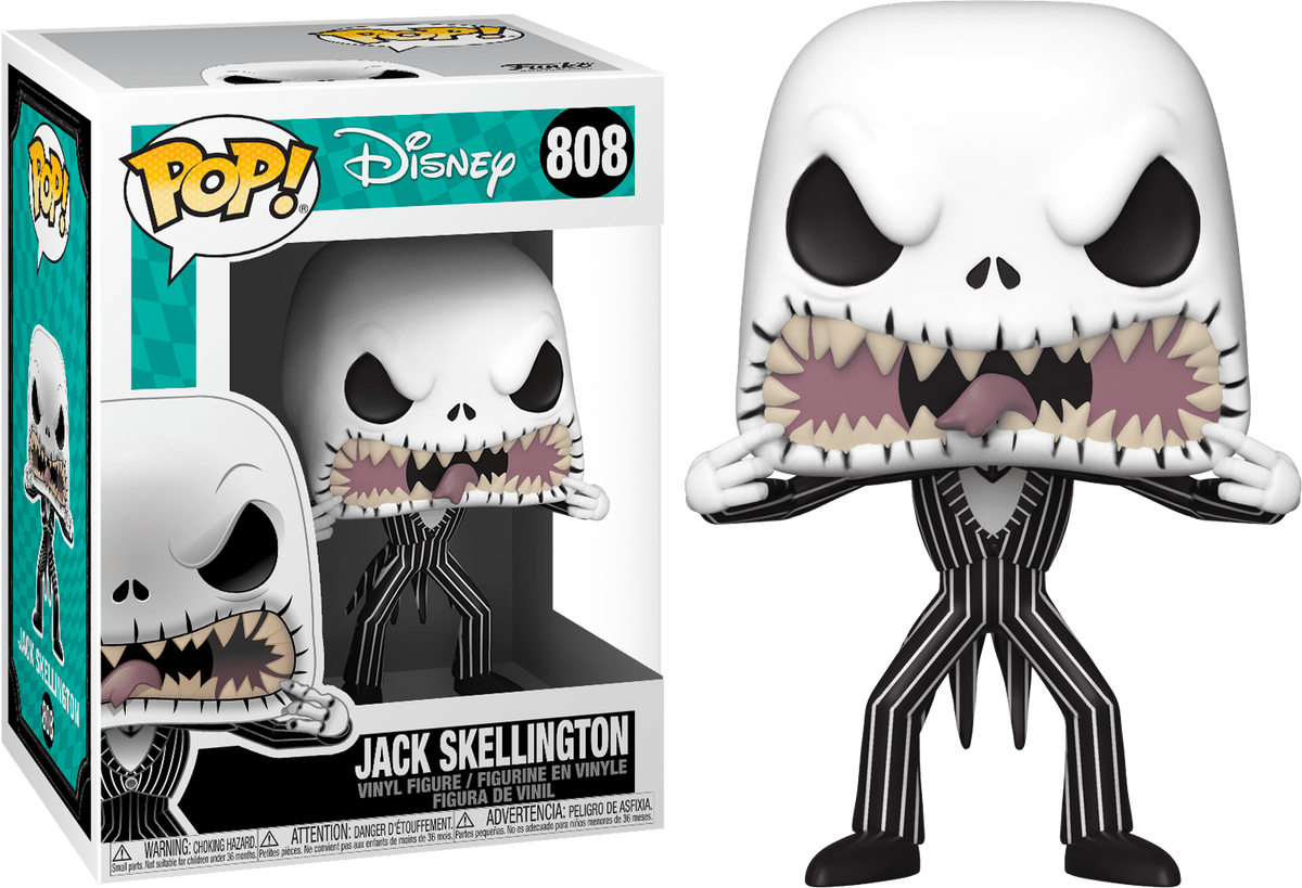 Funko Pop! The Nightmare Before Christmas - Jack Skellington with Scary Face #808 - The Amazing Collectables