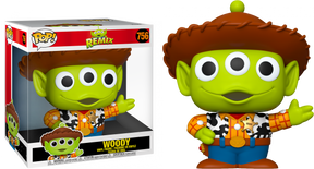 Funko Pop! Pixar - Alien Remix Woody Pixar Anniversary 10" #756