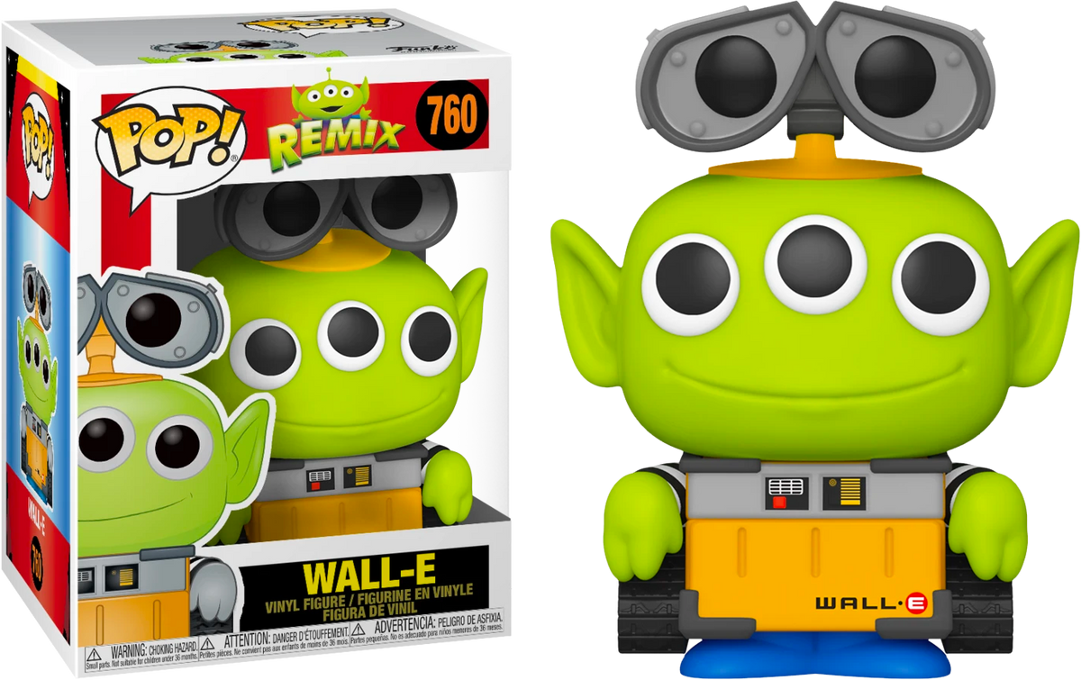 Funko Pop! Pixar - Alien Remix Wall-E #760 - The Amazing Collectables