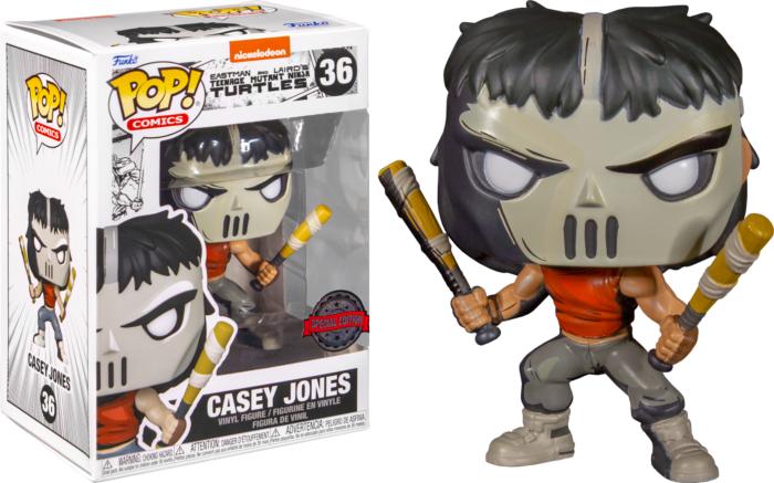 Funko Pop! Teenage Mutant Ninja Turtles (1984) - Casey Jones Comic #36 - Chase Chance - Real Pop Mania