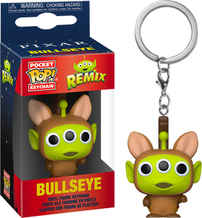 Funko Pocket Pop! Keychain - Pixar - Alien Remix Bullseye - The Amazing Collectables
