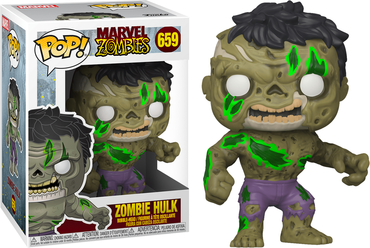 Funko Pop! Marvel Zombies - Hulk Zombie #659 - The Amazing Collectables