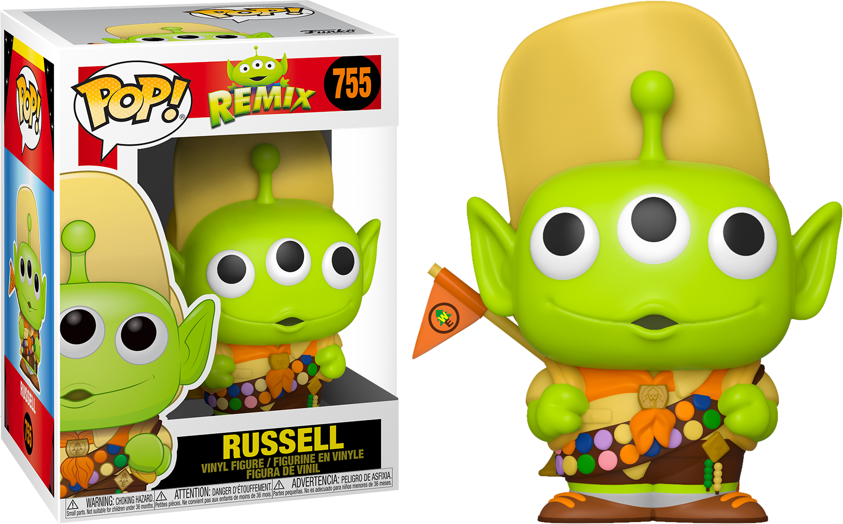 Funko Pop! Pixar - Alien Remix Russell #755