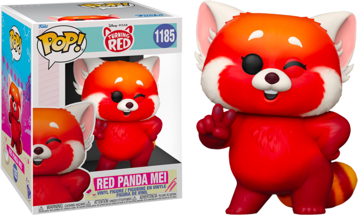 Funko Pop! Turning Red - Red Panda Mei 6" Super Sized #1185 - Real Pop Mania