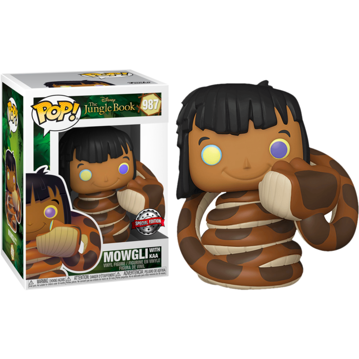 Funko Pop! The Jungle Book - Mowgli with Kaa #987