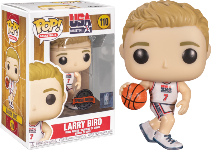 Funko Pop! NBA Basketball - Larry Bird 1992 Team USA Jersey #110 - Real Pop Mania