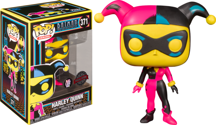 Funko Pop! Batman: The Animated Series - Harley Quinn Blacklight #371 - The Amazing Collectables