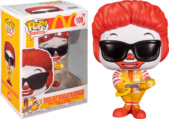 Funko Pop! McDonald’s - Rock Out Ronald McDonald #109 - Real Pop Mania