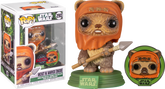 Funko Pop! Star Wars: Across the Galaxy - Wicket W. Warrick Endor with Enamel Pin #290 - Real Pop Mania