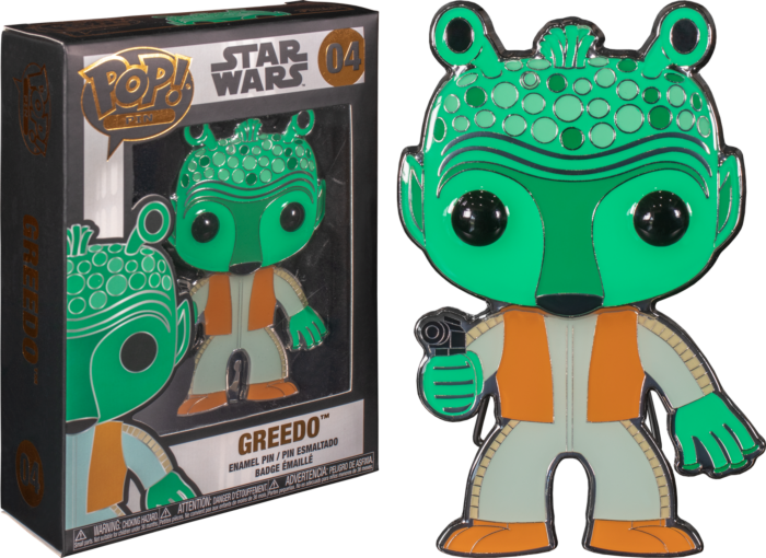 Funko Pop! Star Wars - Greedo 4” Enamel Pin #04 - The Amazing Collectables