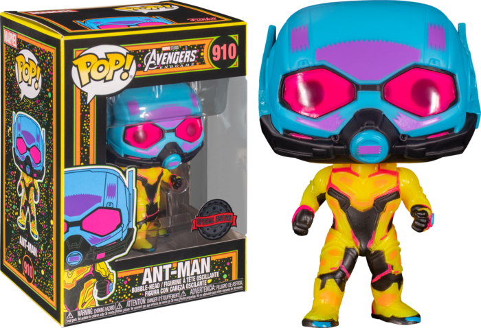Funko Pop! Marvel: Blacklight - Ant-Man Blacklight #910 - Real Pop Mania