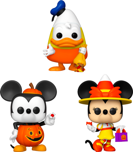 Funko Pop! Disney - Mickey, Minnie & Donald Trick or Treat