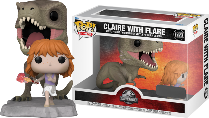 Funko Pop! Jurassic World: Dominion - Claire with Flare Movie Moment #1223 - Real Pop Mania