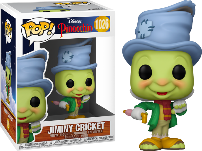 Funko Pop! Pinocchio - Street Jiminy Cricket 80th Anniversary #1026 - Real Pop Mania