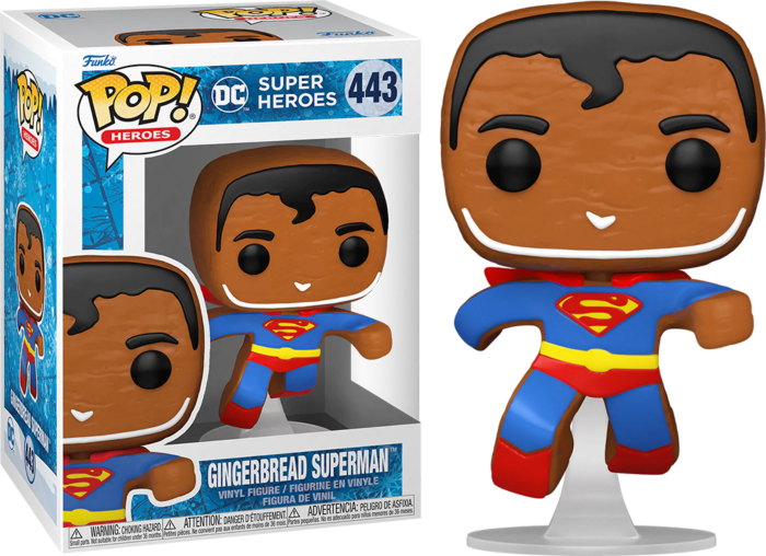 Funko Pop! DC Super Heroes - Gingerbread Superman #443