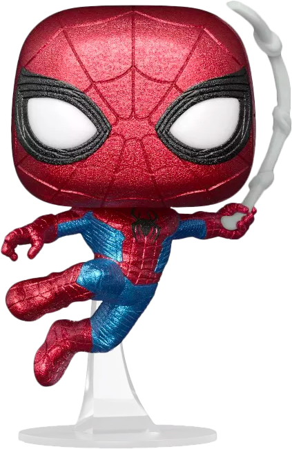 Funko Pop! Spider-Man: No Way Home - Spider-Man Diamond Glitter - Vinyl Figure & T-Shirt Box Set