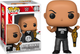 Funko Pop! WWE - The Rock with Championship Belt #91 - Real Pop Mania