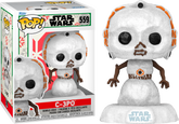 Funko Pop! Star Wars: Holiday - C-3PO Snowman #559 - Real Pop Mania